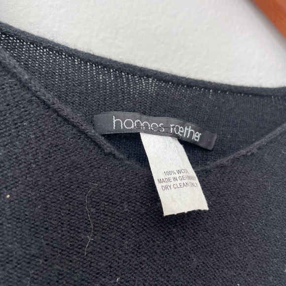 Hannes Roether Cashmere Wool Sweater in two-tone - Picture 5 of 6